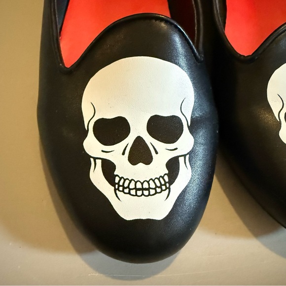Strange cvlt Black Skull Loafers - Picture 2 of 8